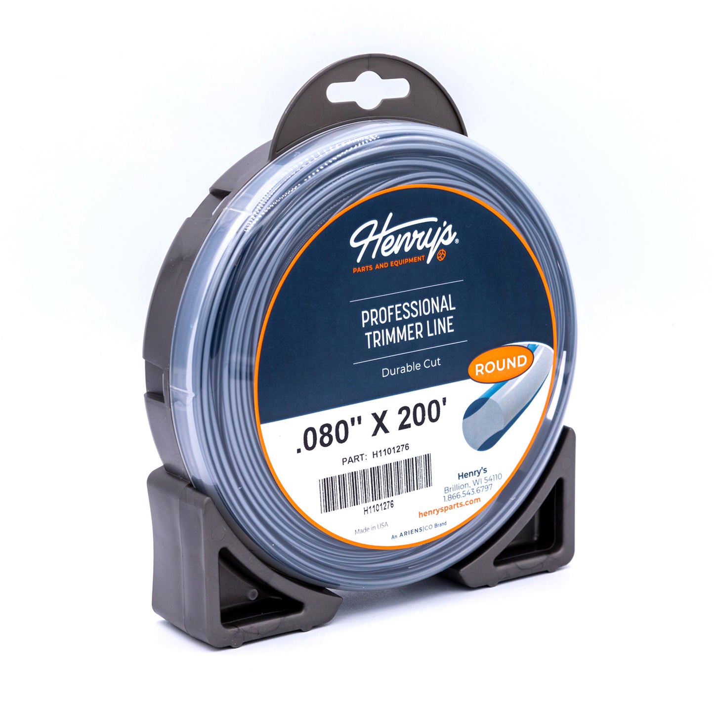 HENRY'S STRING TRIMMER LINE ROUND .080 IN X 200 FT MEDIUM DONUT    H1101276