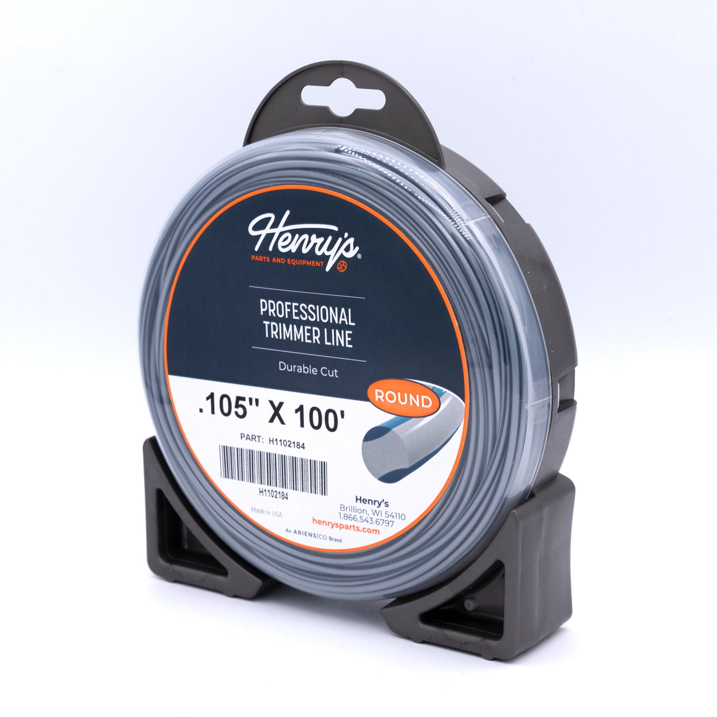 HENRY'S STRING TRIMMER LINE ROUND .105 IN X 100 FT MEDIUM DONUT   H1102184