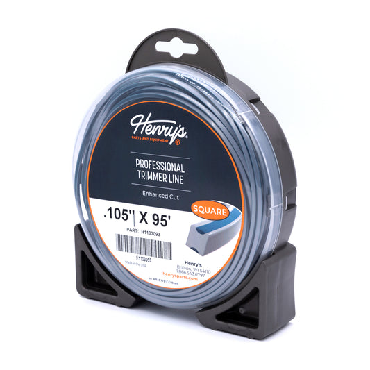HENRY'S STRING TRIMMER LINE SQUARE .105 IN X 95 FT MEDIUM DONUT    H1103093