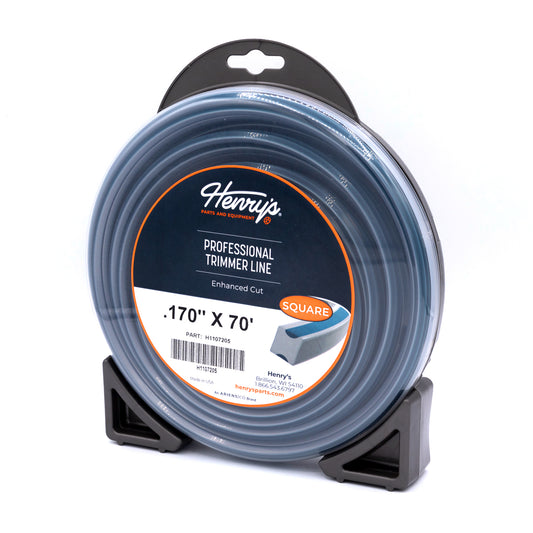 HENRY'S STRING TRIMMER LINE SQUARE .170 IN X 70 FT LARGE DONUT    H1107205