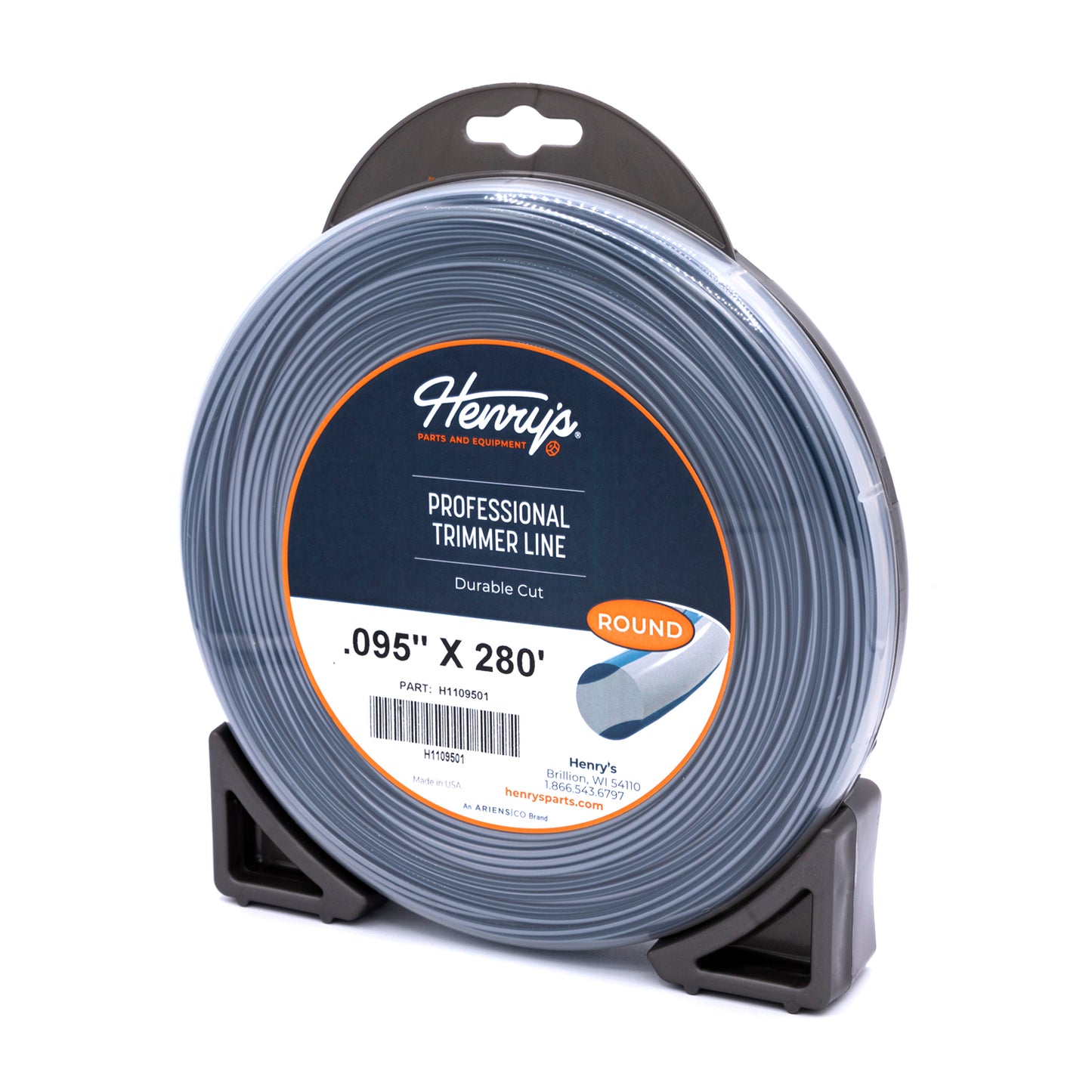 HENRY'S STRING TRIMMER LINE ROUND .095 IN X 280 FT LARGE DONUT H1109501
