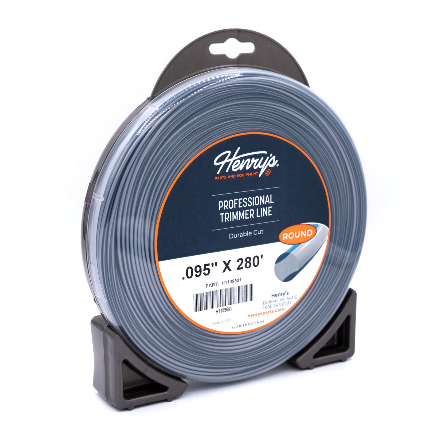 HENRY'S STRING TRIMMER LINE ROUND .095 IN X 280 FT LARGE DONUT H1109501