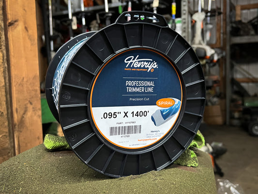 HENRY'S STRING TRIMMER LINE SPIRAL .095 IN X 1400 FT 5 LB SPOOL H1107683