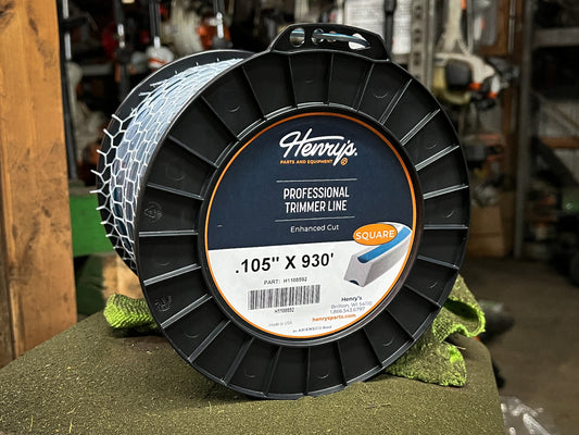 HENRY'S STRING TRIMMER LINE SQUARE .105 IN X 930 FT 5 LB SPOOL H1108592