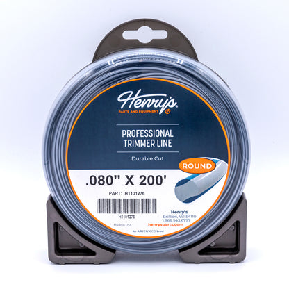 HENRY'S STRING TRIMMER LINE ROUND .080 IN X 200 FT MEDIUM DONUT    H1101276