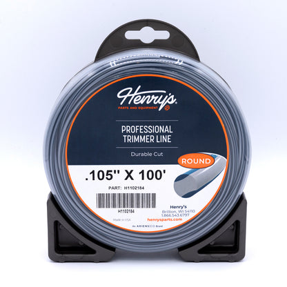 HENRY'S STRING TRIMMER LINE ROUND .105 IN X 100 FT MEDIUM DONUT   H1102184