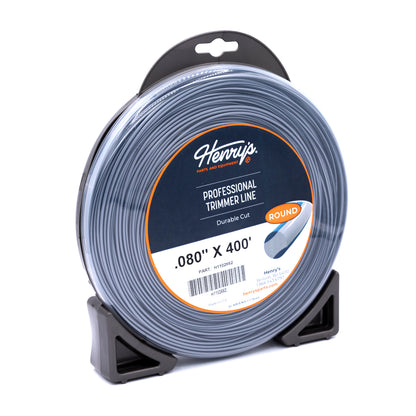 HENRY'S STRING TRIMMER LINE ROUND .080 IN X 400 FT LARGE DONUT   H1102662
