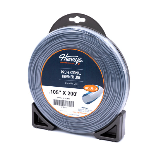 HENRY'S STRING TRIMMER LINE ROUND .105 IN X 200 FT LARGE DONUT   H1103571