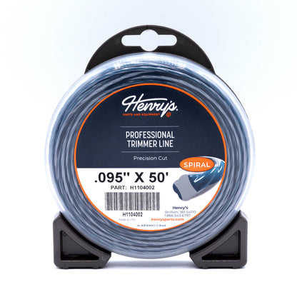 HENRY'S STRING TRIMMER LINE SPIRAL .095 IN X 50 FT SMALL DONUT   H1104002
