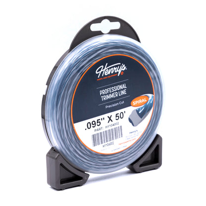 HENRY'S STRING TRIMMER LINE SPIRAL .095 IN X 50 FT SMALL DONUT   H1104002