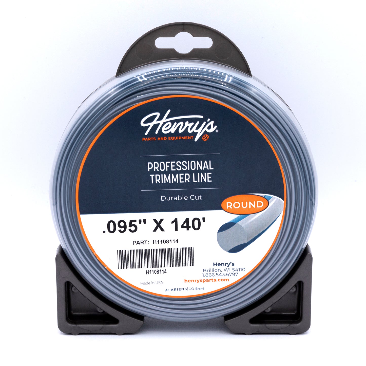 HENRY'S STRING TRIMMER LINE ROUND .095 IN X 140 FT MEDIUM DONUT   H1108114