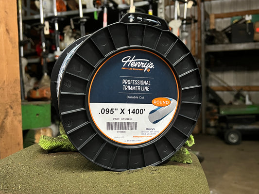 HENRY'S STRING TRIMMER LINE ROUND .095 IN X 1400 FT 5 LB SPOOL H1109936