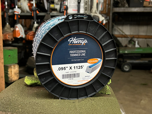 HENRY'S STRING TRIMMER LINE SQUARE .095 IN X 1125 FT 5 LB SPOOL H1101754