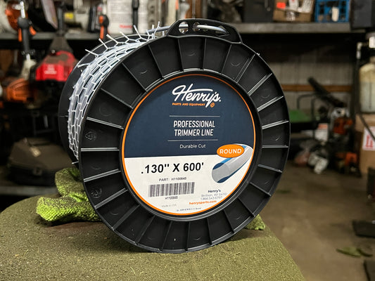HENRY'S STRING TRIMMER LINE ROUND .130 IN X 600 FT 5 LB SPOOL H1100845