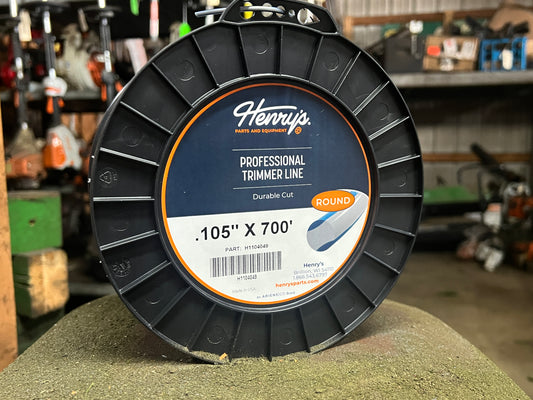 HENRY'S STRING TRIMMER LINE ROUND .105 IN X 700 FT 3 LB SPOOL H1104049